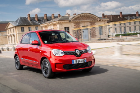 Renault Twingo 2019 rouge 3/4 avant