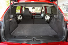 Renault Twingo rouge coffre modulable