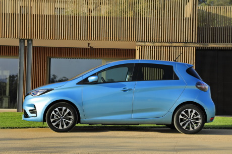 renault zoe 2 R135 intens bleu celadon