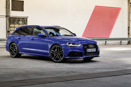 RS6 C7 bleu nogaro vue avant