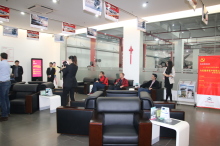 salle d'attente concession Citroën Shanghai