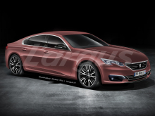 photomontage illustration nouvelle future Peugeot 508 2 2017