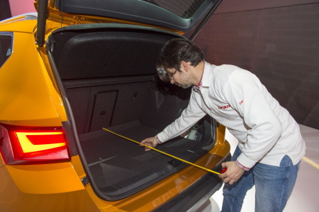 Seat Ateca 2016 coffre mesuré