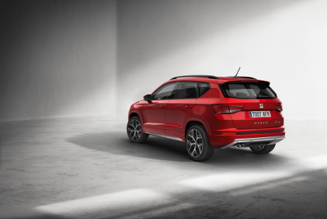 3/4 arrière Seat Ateca FR rouge