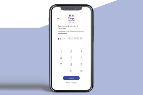 application simplimmat partage dossier cession