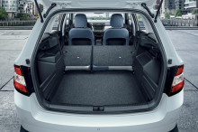 Coffre Skoda Fabia Combi 2014 banquette rabattue