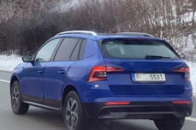 Skoda Kamiq camouflÃÆÃâÃâ ââ¬â¢ÃÆÃ¢â¬Å¡Ãâé vue avant bleu photo Novinky.cz