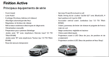 Equipements de la finition Active
