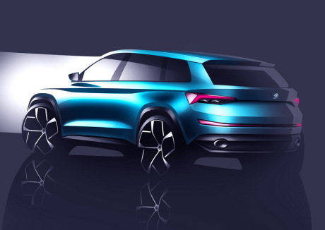 Skoda VisionS dévoilé au salon de genève 2016 futur grand SUV à 7 places
