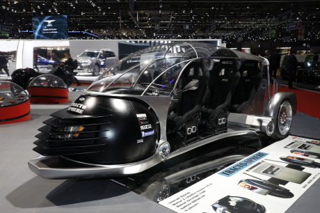 Sbarro Tracto vue avant Salon de Genève 2017