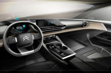 sketch design planche de bord Citroën C5 X E43