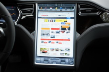 internet dans tesla model s