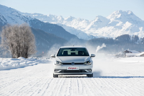 Test de pneus hiver 2019 Volkswagen Golf 7 neige