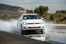 Test de pneus hiver 2019 Volkswagen Golf 7 aquaplaning