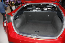 Toyota Prius vue coffre ouvert