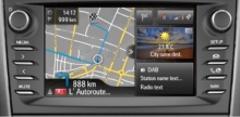 Toyota Verso 2016 gros plan sur l'écran Toyota Touch & Go 2 tactile