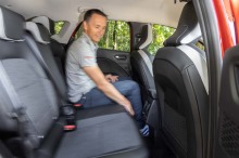 renault captur hybride places arriere