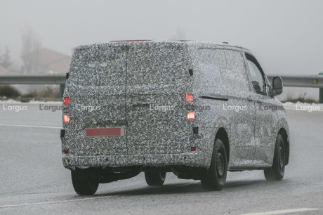 ford transit custom prototype rear