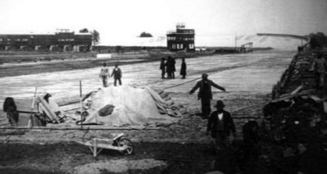 Autodrome de Linas-Montlhéry construction
