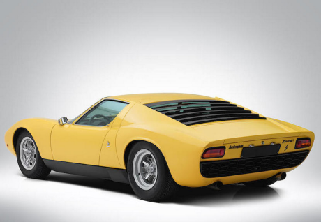 Lamborghini Miura P400 S de 1968 jaune