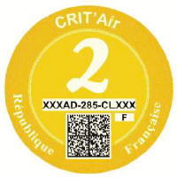 Vignette orange Crit'Air 3