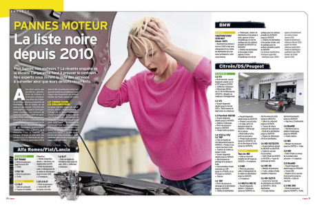 la liste noire des moteurs à risque pannes l'argus occasion
