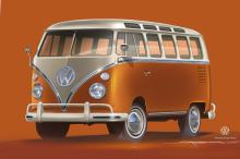 illustration Volkswagen Combi