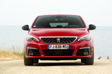 peugeot 308 2020 vue de face