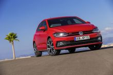 Volkswagen Polo GTI rouge vue avant