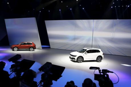 presentation volkswagen tiguan francfort