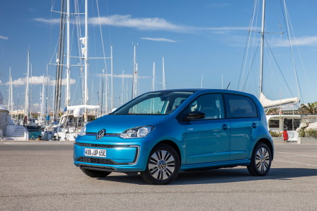 3/4 avant statique Volkswagen e-up! (2020)