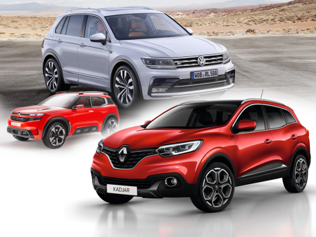 Renault Kadjar Volkswagen Tiguan 2016 Citroën Aircross concept