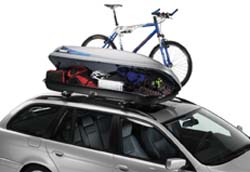 Coffre de toit et porte velo clearance