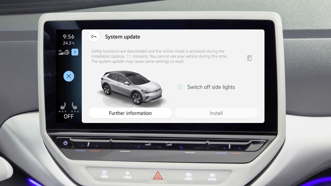 Volkswagen lance les mises à jour à distance sur ses modèles ID