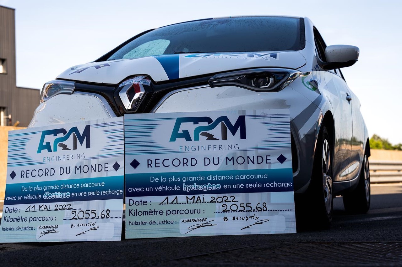 Renault Zoe autonomy record
