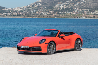 Porsche decapotable rouge clearance