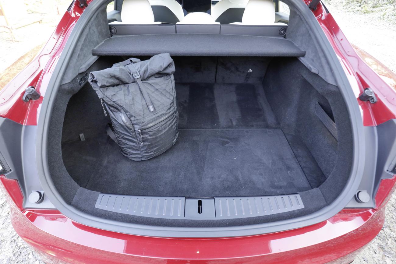 Photo 11 Tesla Model S Plaid coffre Essai Tesla Model S Plaid notre avis sur la berline de