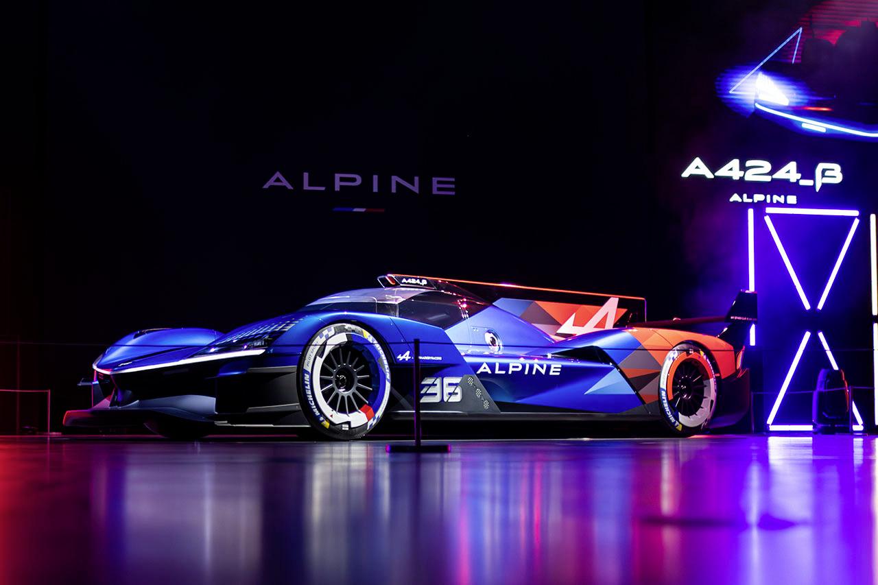Alpine A424. Premières photos de l'hypercar hybride des 24H du Mans 2024