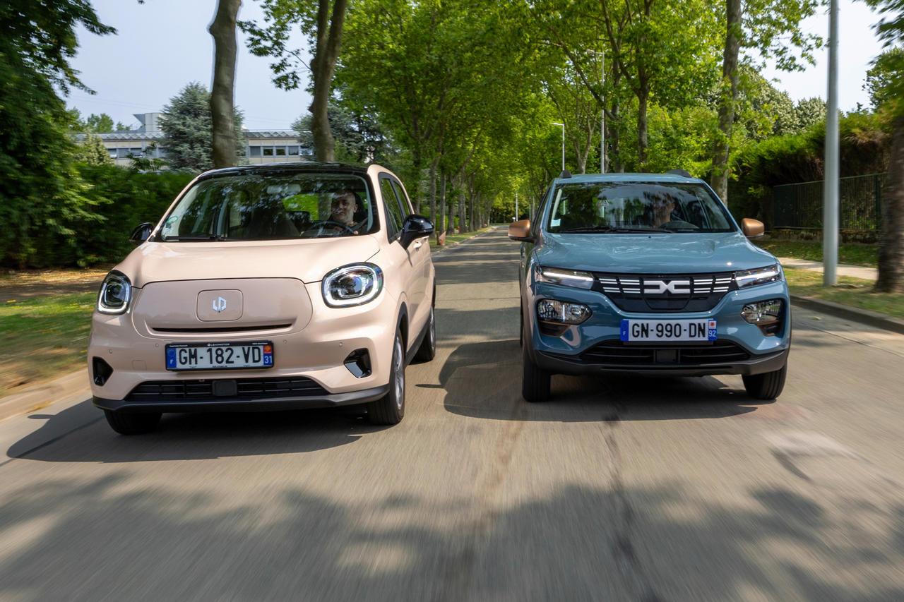Photo 2 - Match Leap Motor T03 Dacia Spring 65 - Essai comparatif : la Leapmotor T03 défie la Dacia Spring