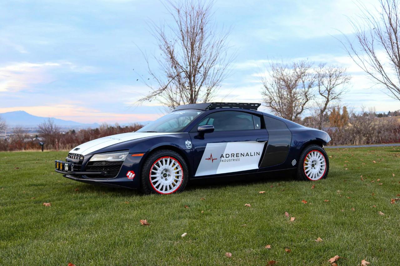 Photo 2 - De nombreuses modifications ont été réalisées sur cette Audi ...