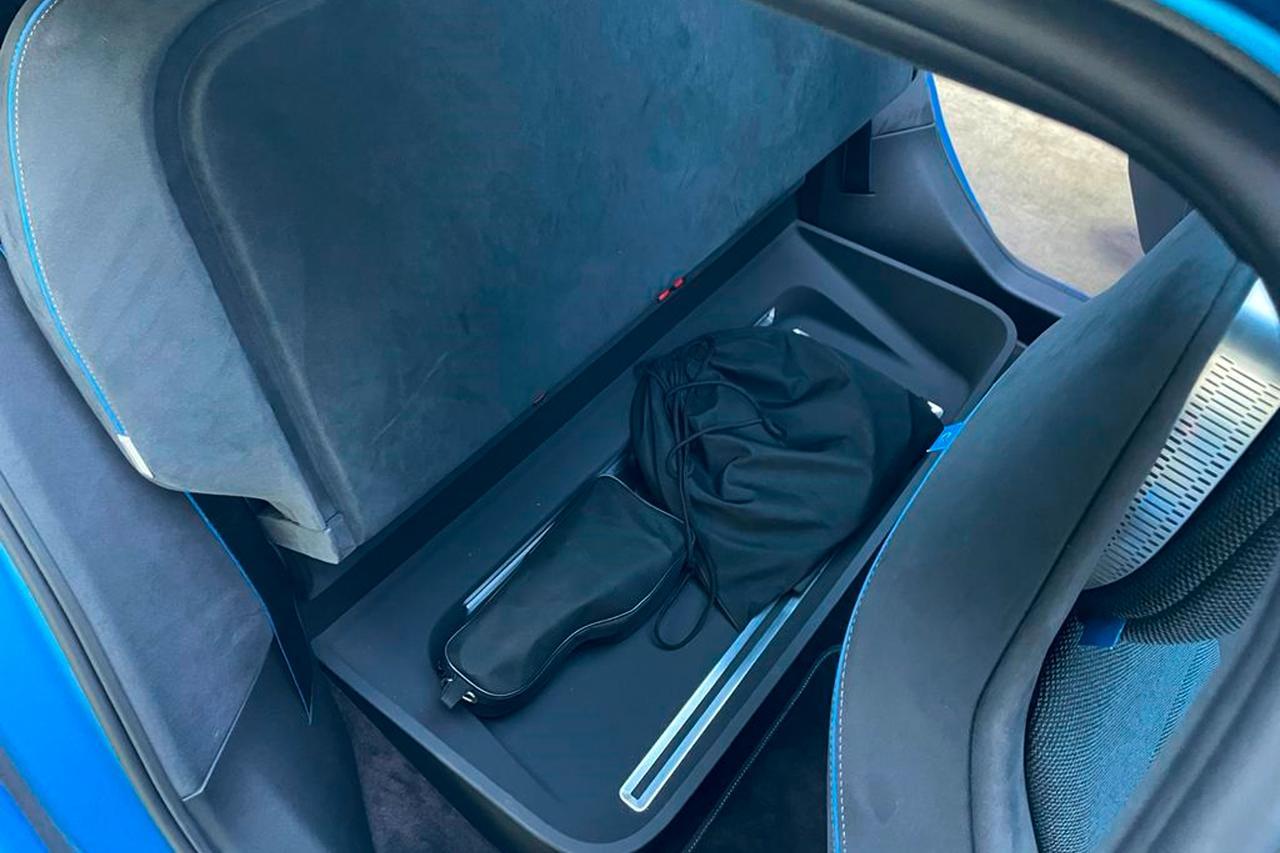 Boîte De Rangement Sous Le Siège, Tiroir Lavable Et étanche, Plateau Caché, Bacs De Rangement Sous Le Siège, Accessoires De Rangement De Voiture Modèle Y 2020-2023 (noir