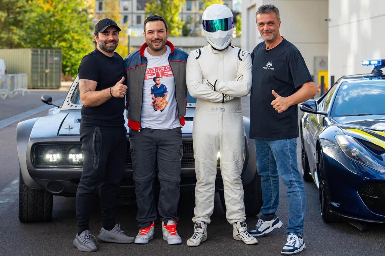 Photo 5 De gauche à droite Akram Junior, FranckMyLife, Le Stig et