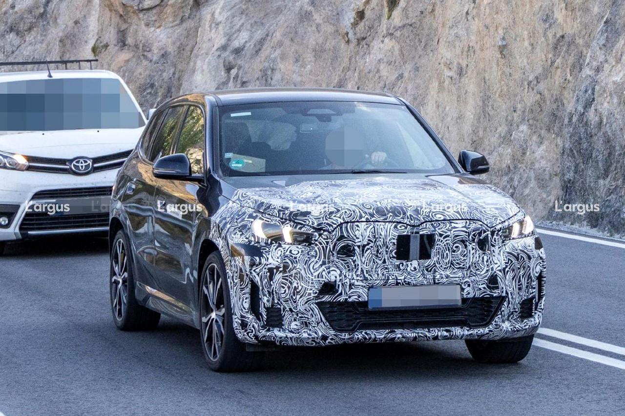 Photo 3 - Le camouflage se concentre sur la partie avant. - BMW iX1 Illustration 