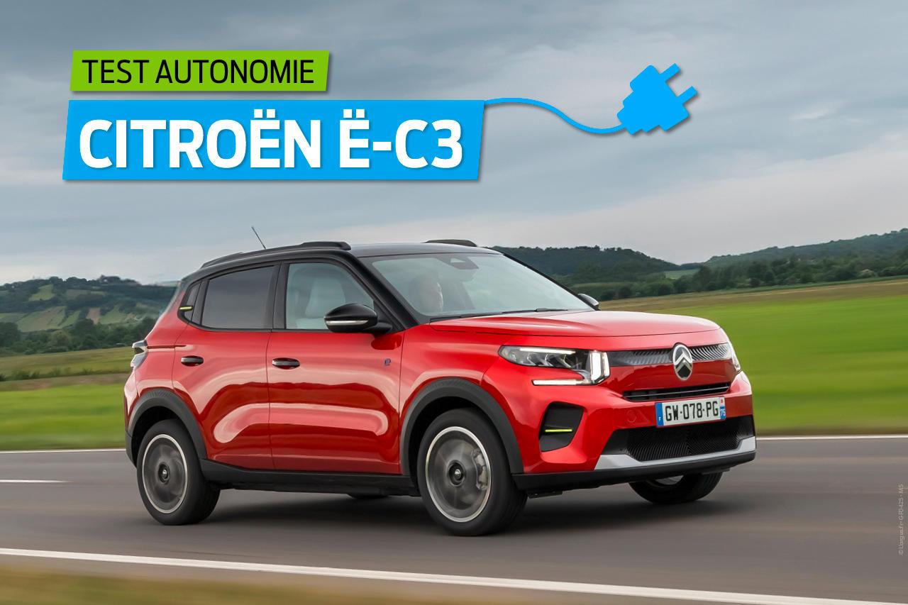 Photo 1 - Test autonomie Citroen C3 électrique - Essai Citroën ë-C3 ...