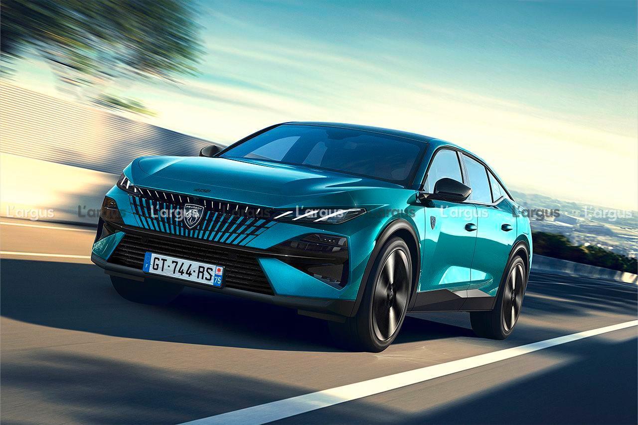 Así debería lucir el Peugeot 408 rediseñado.