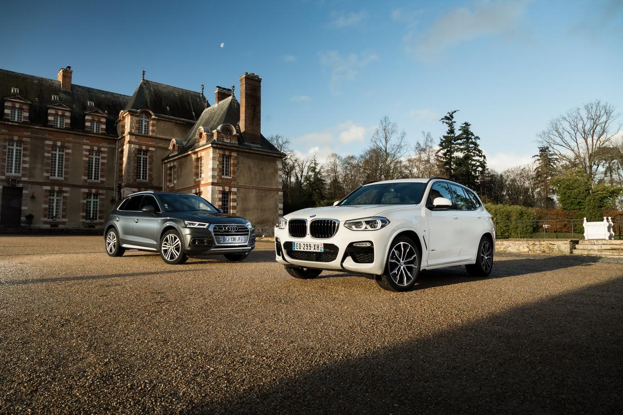 Essai comparatif le BMW X3 (2018) défie l'Audi Q5