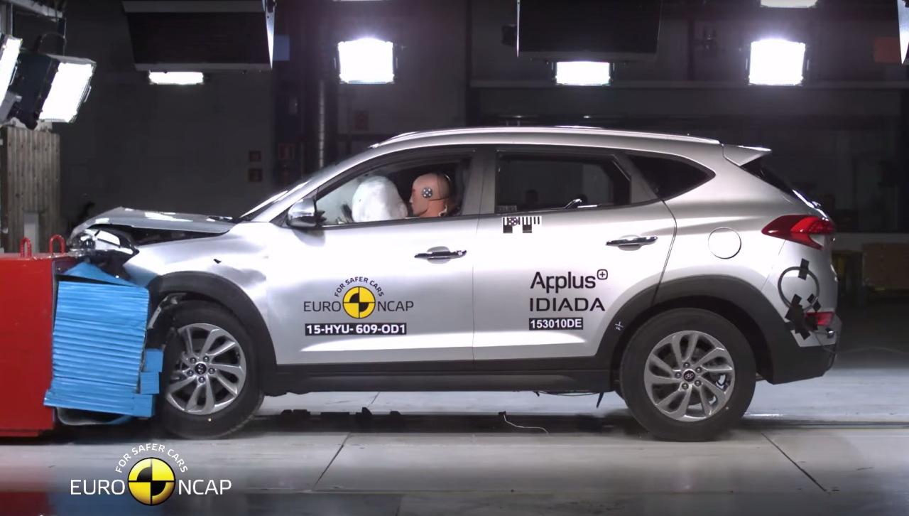 Hyundai Tucson 5 étoiles au crash test EuroNCAP 2015