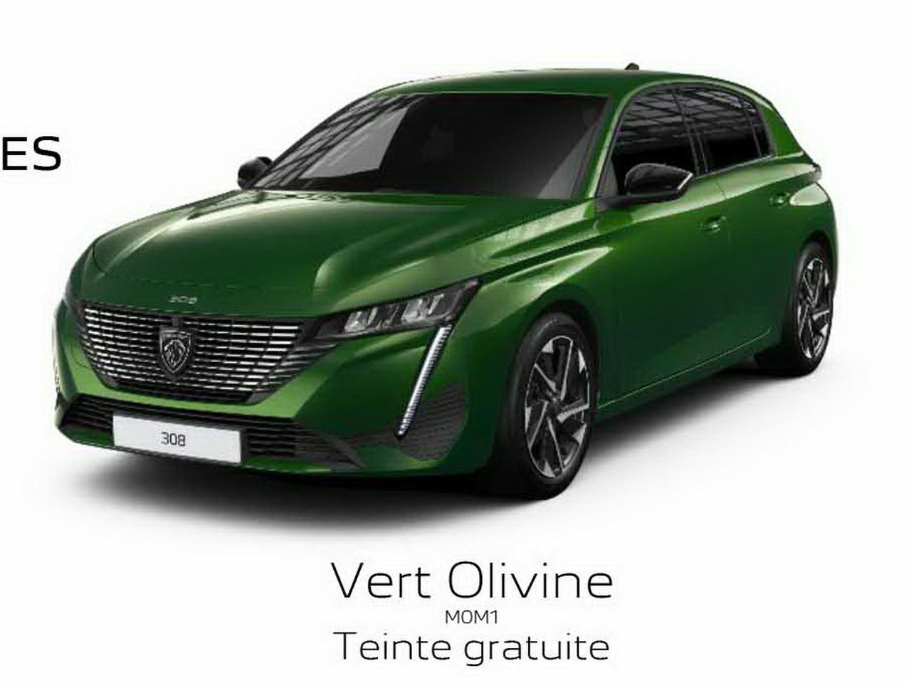Photo 20 peugeot 308 vert olivine Nouvelle Peugeot 308 (2021). Prix, finitions et équipements