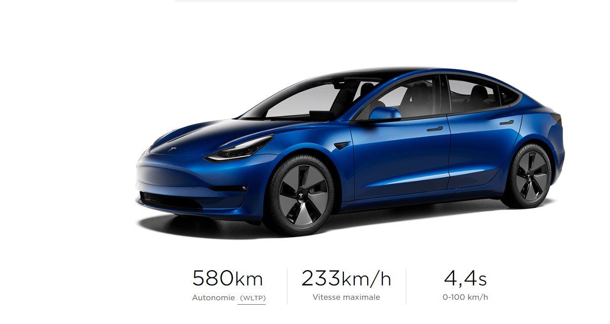 Tesla Model 3 (2021). Plus d